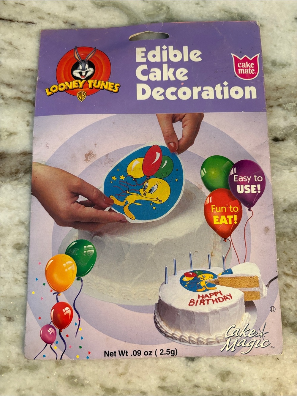 1998 Looney Tunes Tweety Cake Decoration